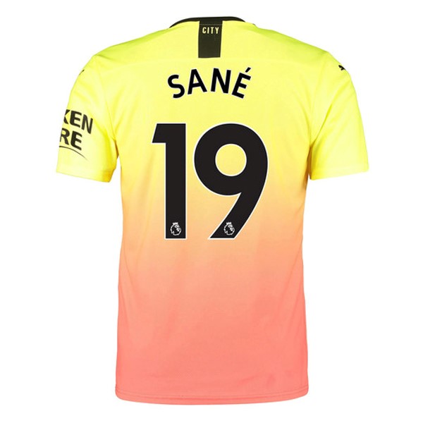 Maillot Football Manchester City NO.19 Sane Third 2019-20 Orange